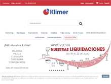 Tablet Screenshot of klimer.es